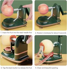 Multi Function Apple Peeler Slicer Corer with Suction Grip