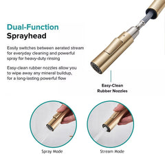 Pull Out Touch Sensor Kitchen Faucet 360 Rotation Smart Kitchen Tap