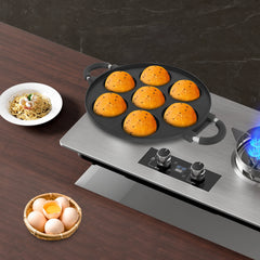 7-Hole Cake Mold Baking Pan with Handle Cake Cooking Pan Maker