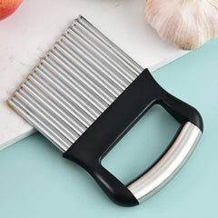 Practical Manual Wave Potato Cutter Sharp Hard Wavy Chopper