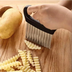 Practical Manual Wave Potato Cutter Sharp Hard Wavy Chopper
