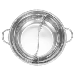 Double Compartment Hot Pot Cooker Gas Stove Compatible Chinese Hot Pot