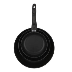 NonStick Aluminum Skillet Set Lightweight Skillets Dishwasher Safe Cookware
