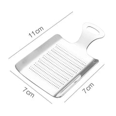 Mini Stainless Steel Ginger Grater Garlic Wasabi Grinding Kitchen Tool