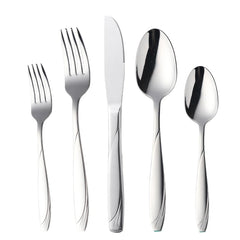 European Gold Dinnerware Stainless Steel Western Cutlery Knife Spoon