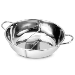 Double Compartment Hot Pot Cooker Gas Stove Compatible Chinese Hot Pot