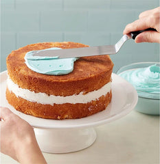 Cake Offset Spatula Stainless Steel Icing Spatula Handle Cake Spatula