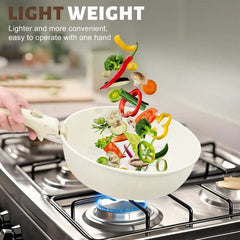Pots and Pan Set Non Stick with Detachable Handle Cookware Set