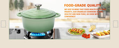 Cast Iron Cookware Set 7 Piece Enamel Cast Iron Set Ceramic Cookware Set