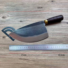 Chopper Knife Spring Steel Blade Butcher Chopping Forged Kitchen Knives