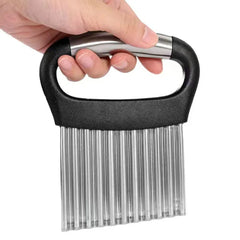 Practical Manual Wave Potato Cutter Sharp Hard Wavy Chopper