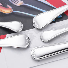 Gold Plated Stainless Steel Cutlery Set Elegant Gold Cutlery Safe