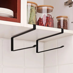 Kitchen Tissue Holder Punch Towel Holder Hanging Roll Paper Holder