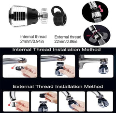 360 Rotatable Bubbler High Pressure Faucet Extender Water Gadgets