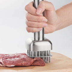 Steel Kitchen Tender Meat Needle Cooking Meat Tenderizer Tool