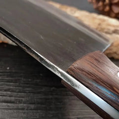 Stainless Steel Forged Chef Knife Slicing Kitchen Cleaver Butcher Cutter