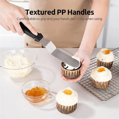 Cake Offset Spatula Stainless Steel Icing Spatula Handle Cake Spatula