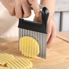 Practical Manual Wave Potato Cutter Sharp Hard Wavy Chopper