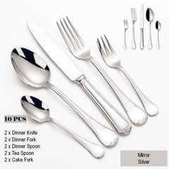 Gold Plated Stainless Steel Cutlery Set Elegant Gold Cutlery Safe