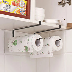 Kitchen Tissue Holder Punch Towel Holder Hanging Roll Paper Holder