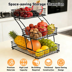 Fruit Basket Vegetable Basket Kitchen Countertop Storage Basket