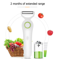 Fruit Vegetables Peeler with 3 Cutter Heads Skin Scraper
