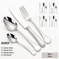 Gold Plated Stainless Steel Cutlery Set Elegant Gold Cutlery Safe