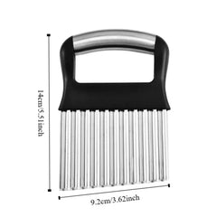 Practical Manual Wave Potato Cutter Sharp Hard Wavy Chopper