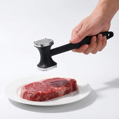 Home Stainless Steel Meat Hammer Double Meat Tenderizer Tool
