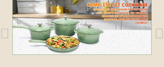Cast Iron Cookware Set 7 Piece Enamel Cast Iron Set Ceramic Cookware Set