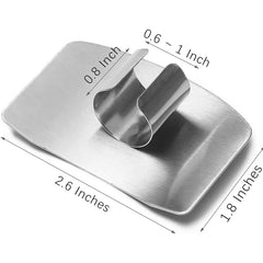 Stainless Steel Cutting Hand Guard Finger Safety Protector for Slicing
