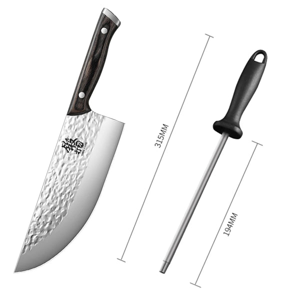 Meat cleaver Knife Kitchen Accessories Stainless steel Fixed blade knife