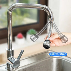 360 Rotatable Bubbler High Pressure Faucet Extender Water Gadgets