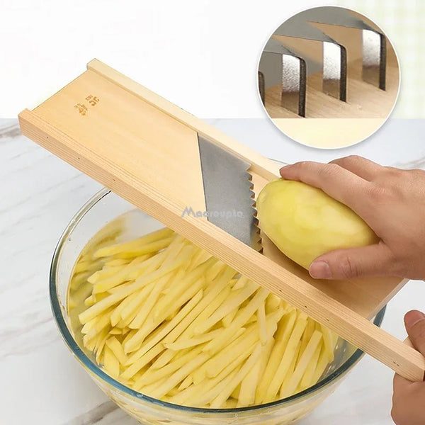 Vegetables Cutter Stainless Steel Blade Manual Chopper Potato Slicer