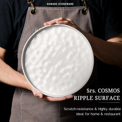 Stoneware Dinnerware Set for 4 Chip Resistant Plates and Bowls