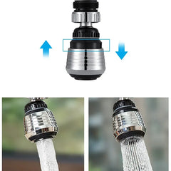 360 Rotatable Bubbler High Pressure Faucet Extender Water Gadgets