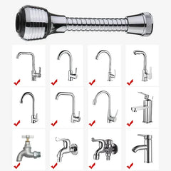360 Rotatable Bubbler High Pressure Faucet Extender Water Gadgets