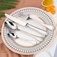 Gold Plated Stainless Steel Cutlery Set Elegant Gold Cutlery Safe
