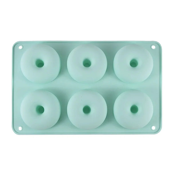 Food grade silicone donut Macaron colored round mold cookie
