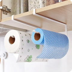 Kitchen Tissue Holder Punch Towel Holder Hanging Roll Paper Holder