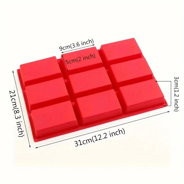 Cavity Silicone Mini Loaf Pan for Baking Cake Bread, Meatloaf