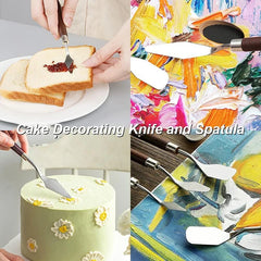 Cake Cream Spatula Set Stainless Steel Painting Kit Cake Knife Cake
