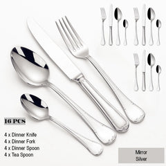 Gold Plated Stainless Steel Cutlery Set Elegant Gold Cutlery Safe