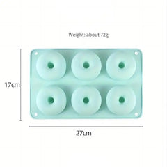 Food grade silicone donut Macaron colored round mold cookie