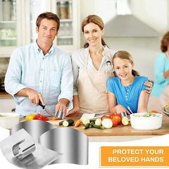 Stainless Steel Cutting Hand Guard Finger Safety Protector for Slicing
