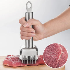 Steel Kitchen Tender Meat Needle Cooking Meat Tenderizer Tool
