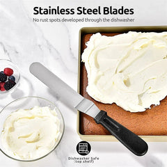 Cake Offset Spatula Stainless Steel Icing Spatula Handle Cake Spatula