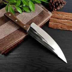 Stainless Steel Forged Chef Knife Slicing Kitchen Cleaver Butcher Cutter
