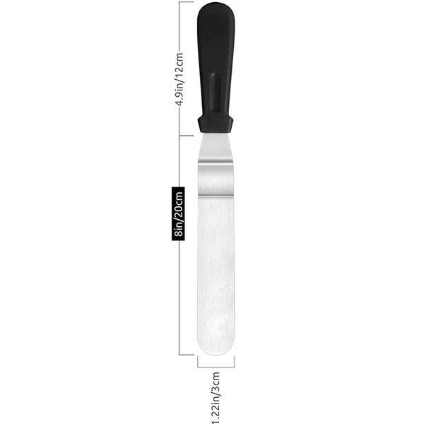 Cake Offset Spatula Stainless Steel Icing Spatula Handle Cake Spatula