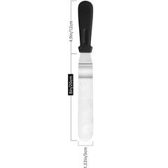 Cake Offset Spatula Stainless Steel Icing Spatula Handle Cake Spatula